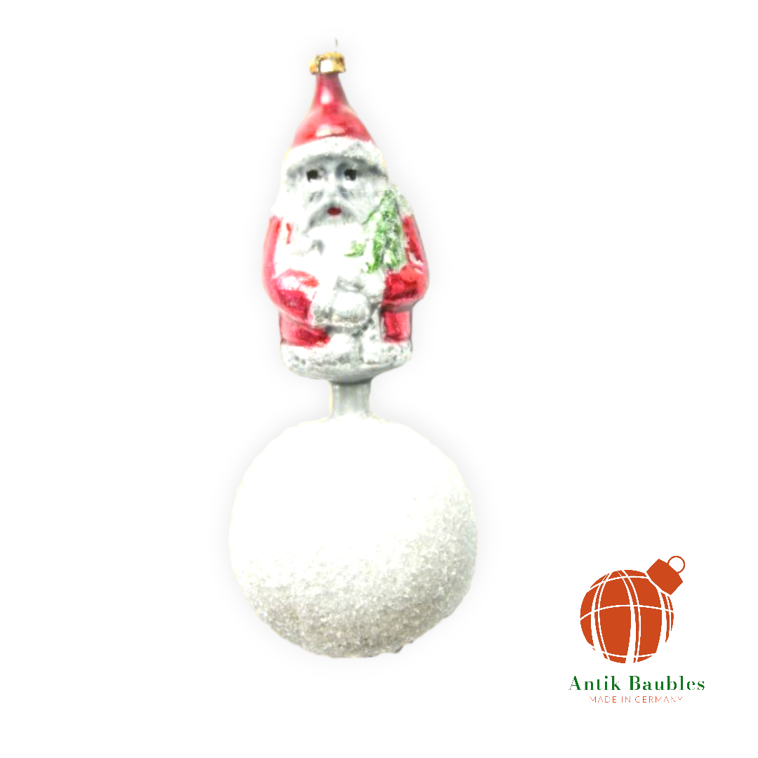 Kugel Claus 6in - Antik Baubles Christmas Ornament