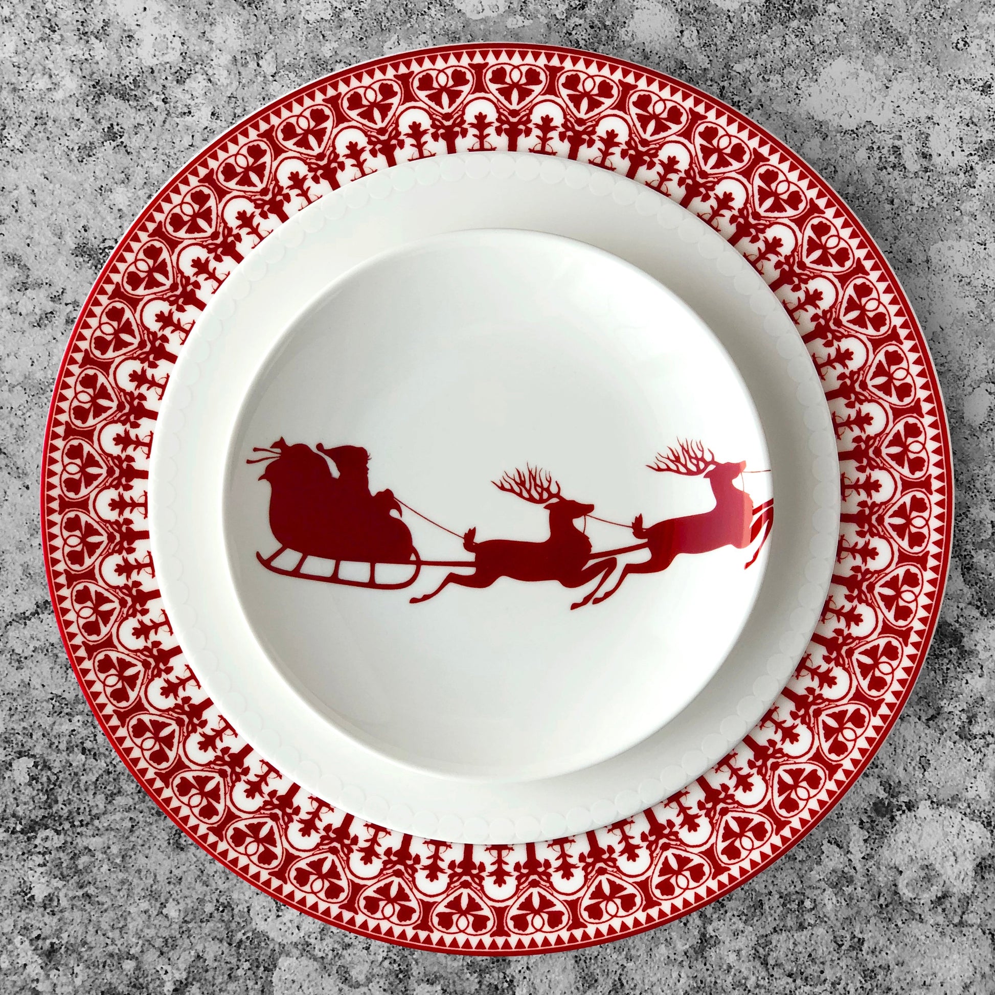 Sleigh Small Plates, Set of 4