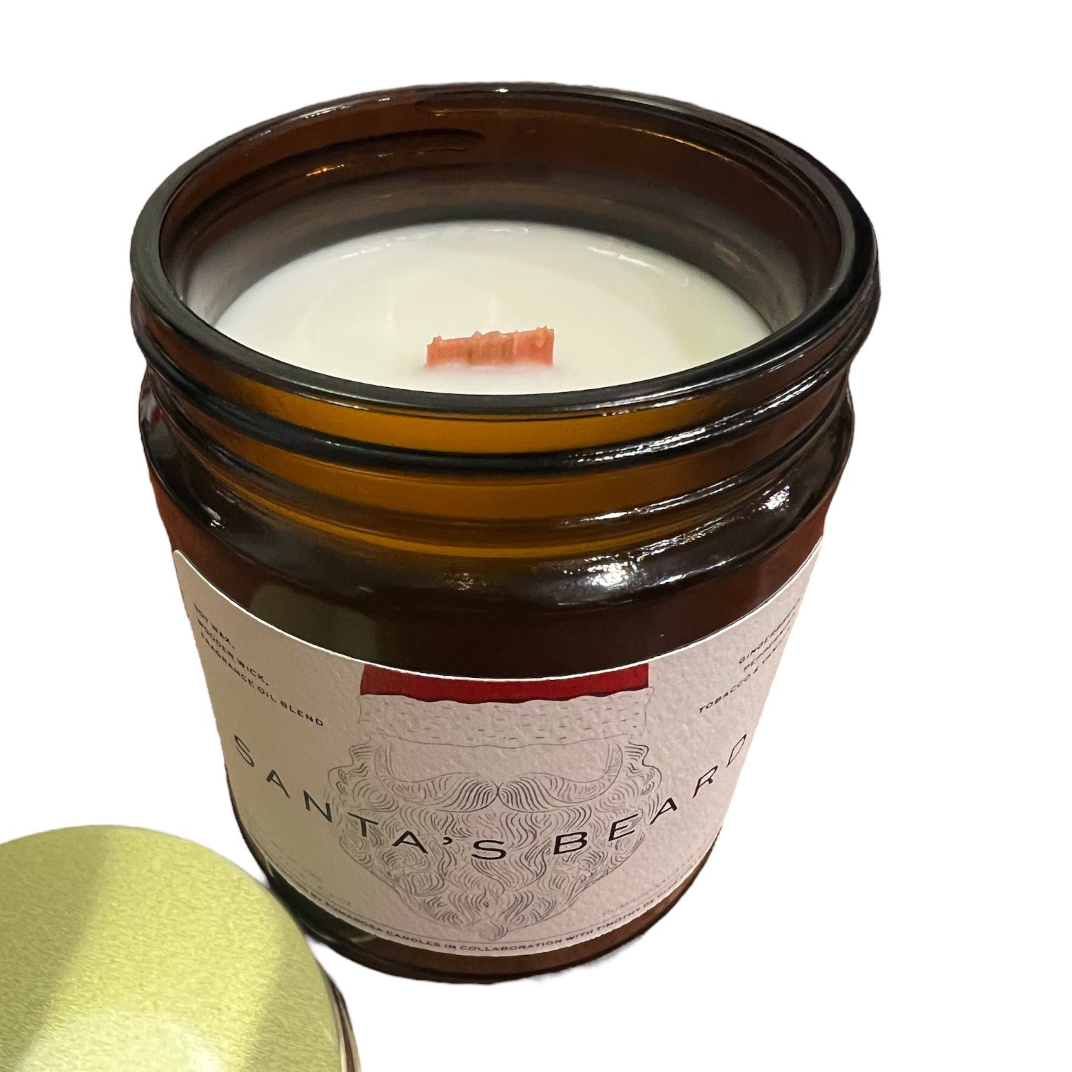 “Santa’s Beard” limited edition, scented candle by Pumarosa