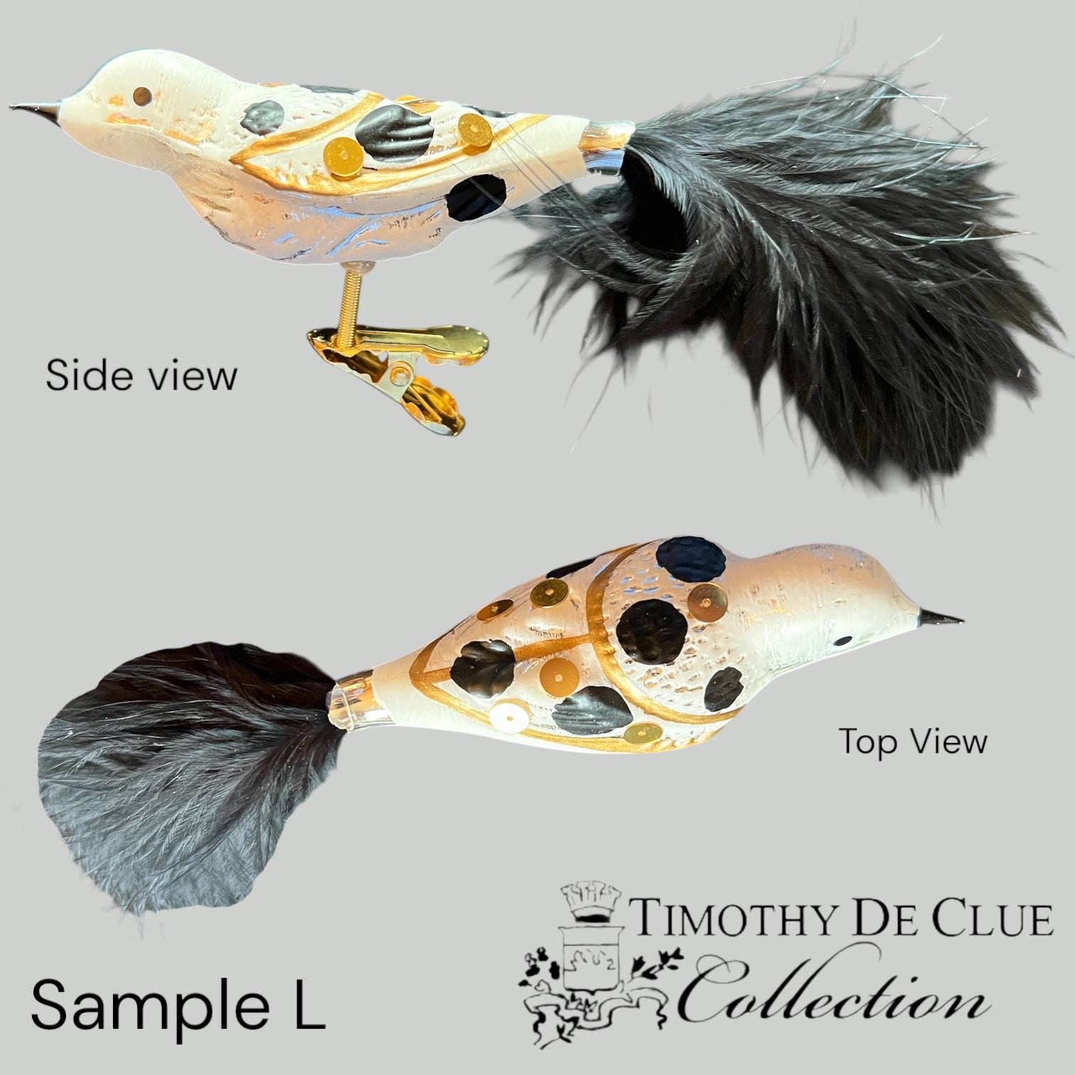 Sample L Bird Clip / Christmas Ornament
