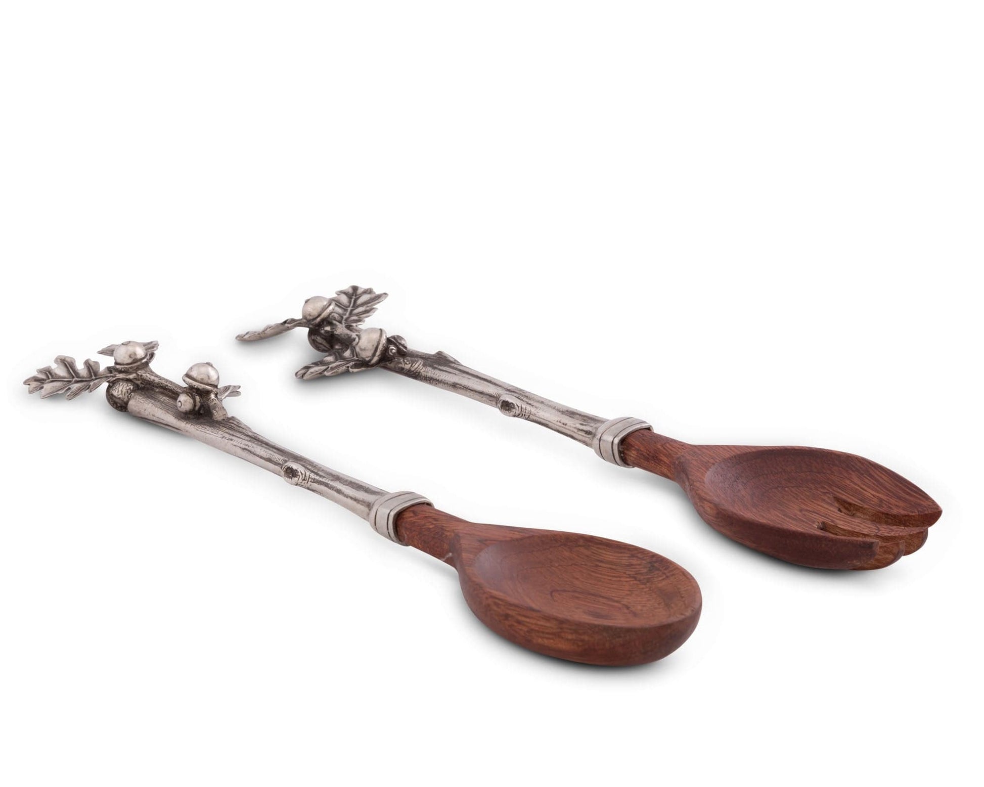 Acorn & Oak Leaf Salad Server Set