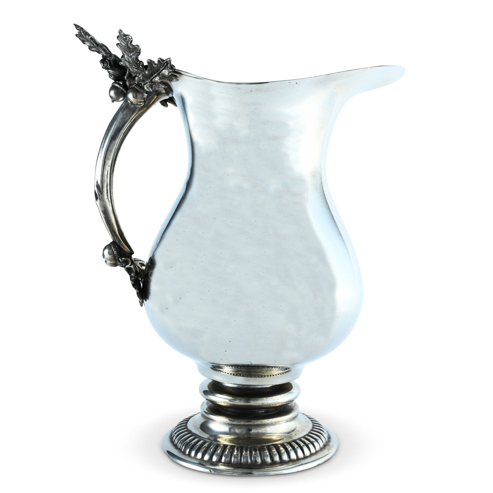 Pewter Oak Leaf Pitcher