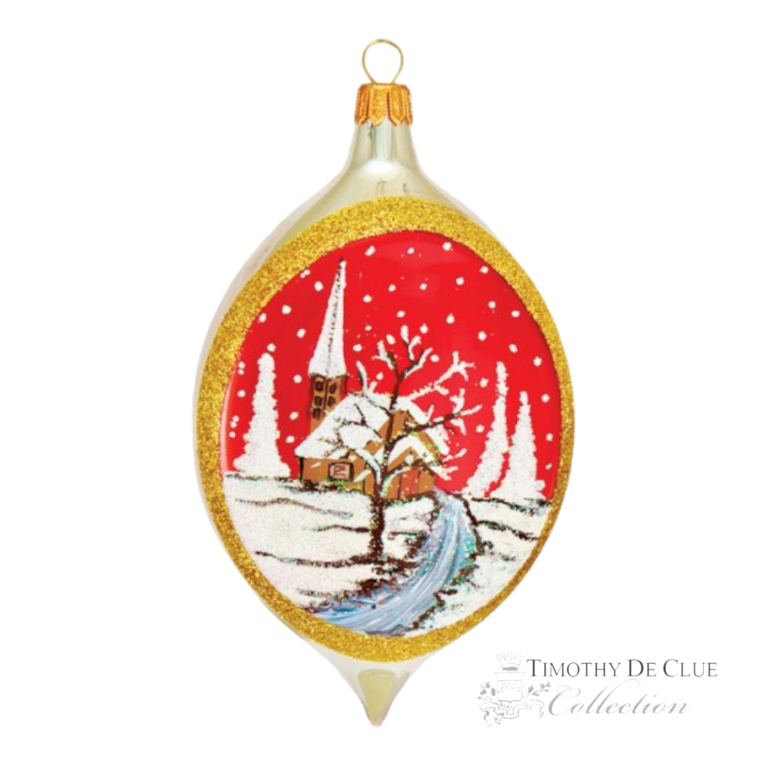 Heartfully Yours "Italian Alpine 2023" 23508 Ornament by Artist Christopher Radko | Timothy De Clue Collection