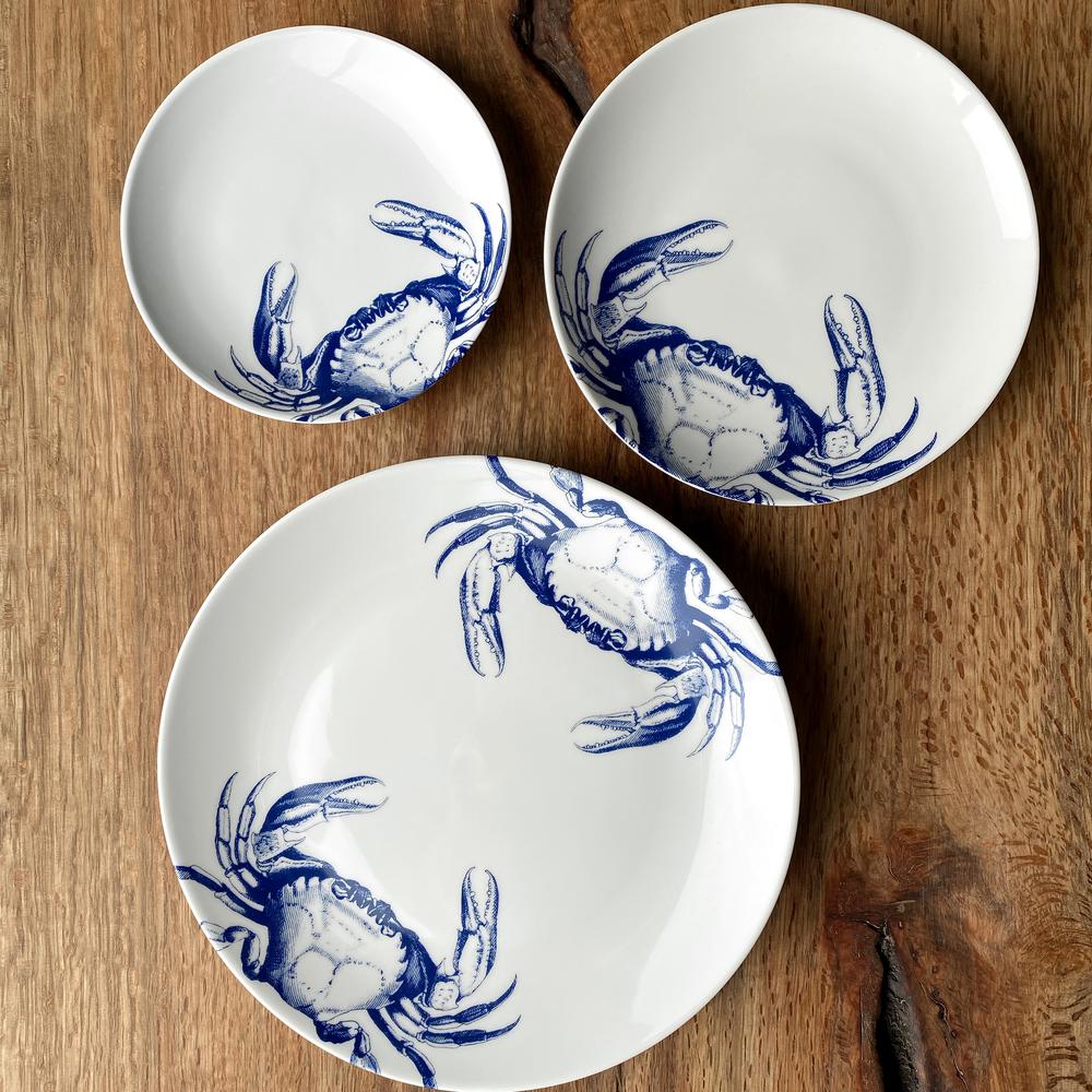 Crab Coupe Dinner Plate | Timothy De Clue Collection 