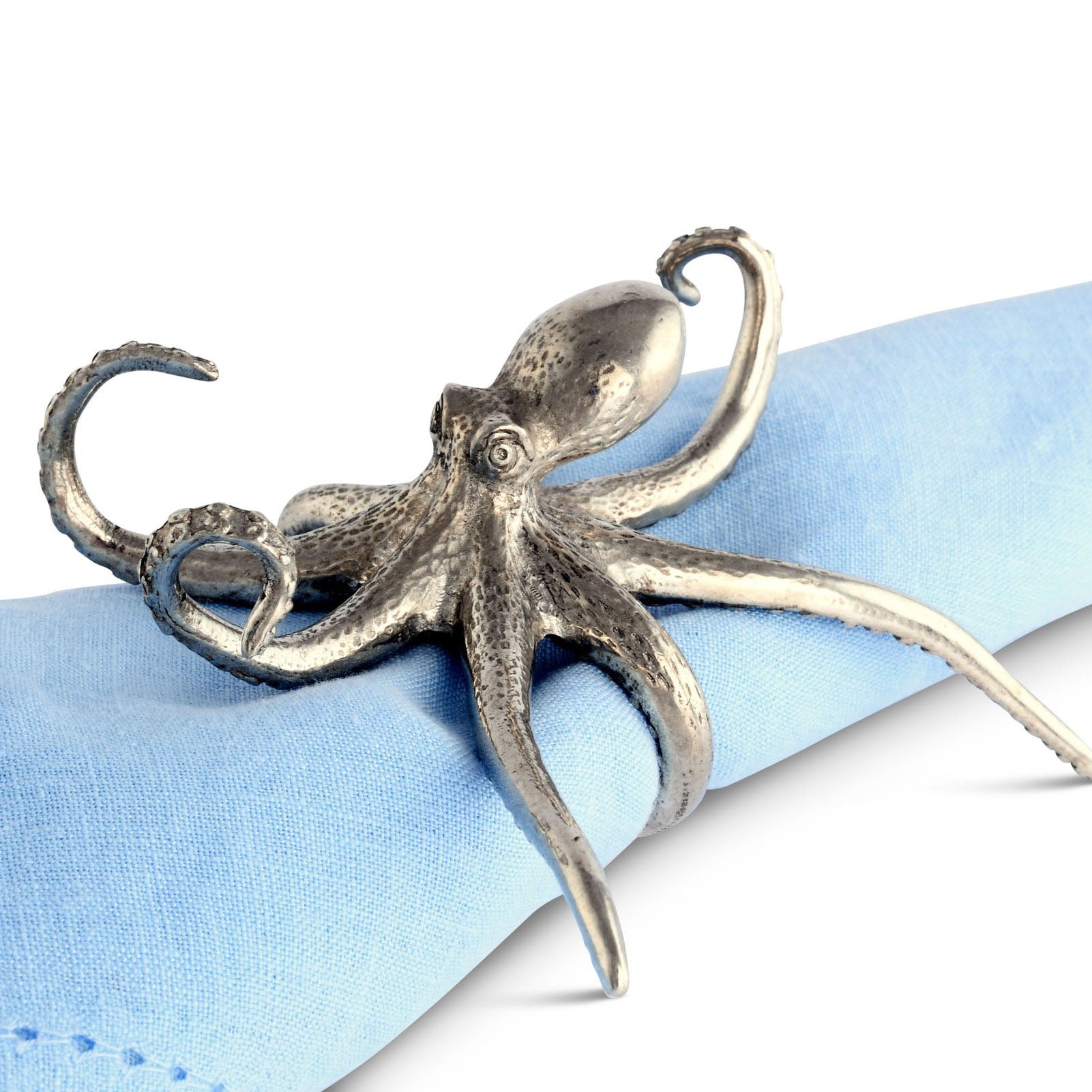 Octopus Kraken Pewter Napkin Ring | Timothy De Clue Collection