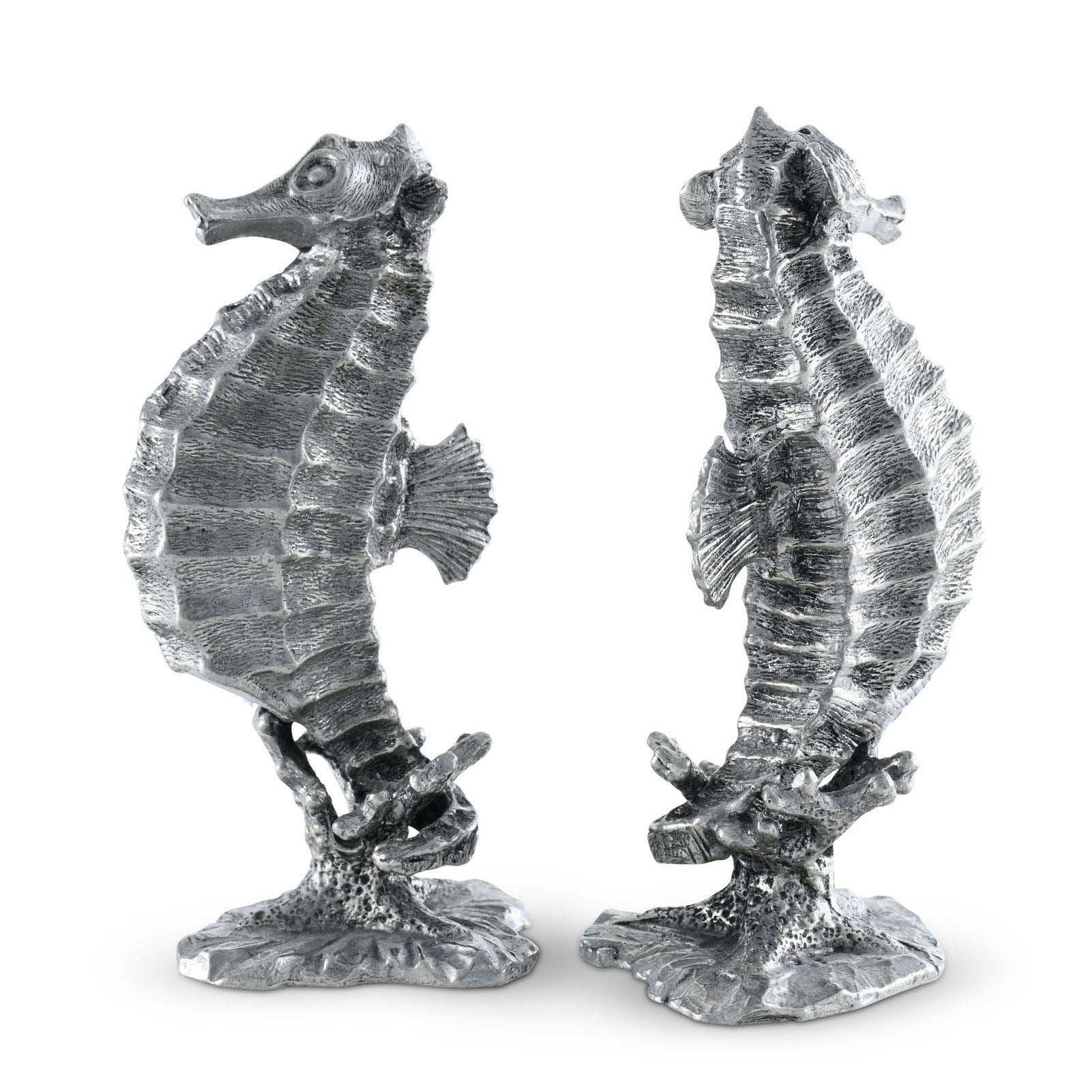 Pewter Seahorse Salt and Pepper Shakers