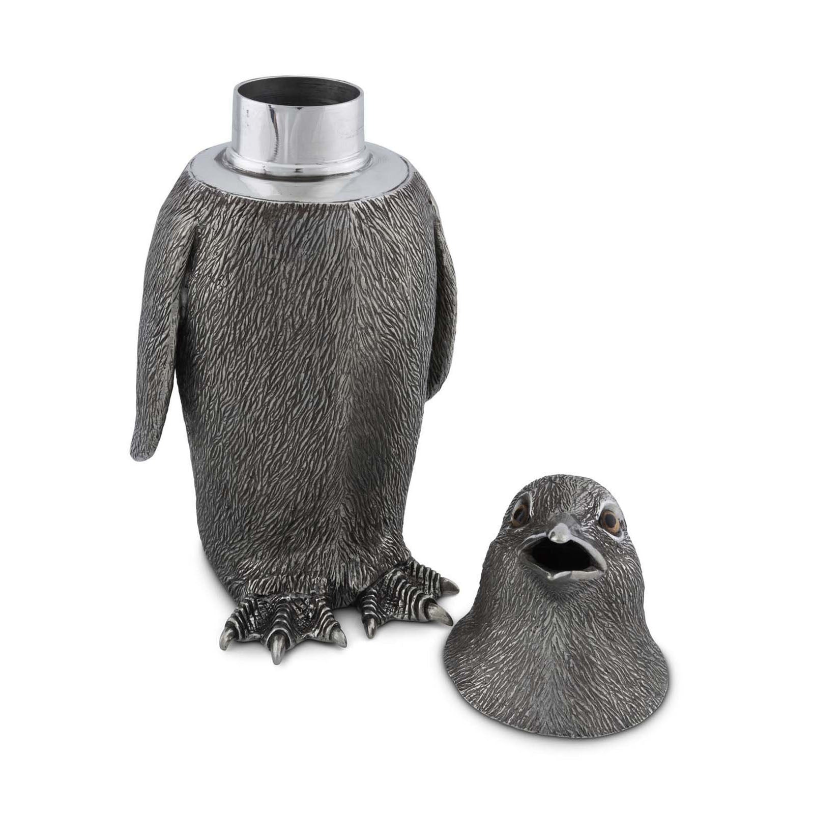 Pewter Penguin Cocktail Shaker