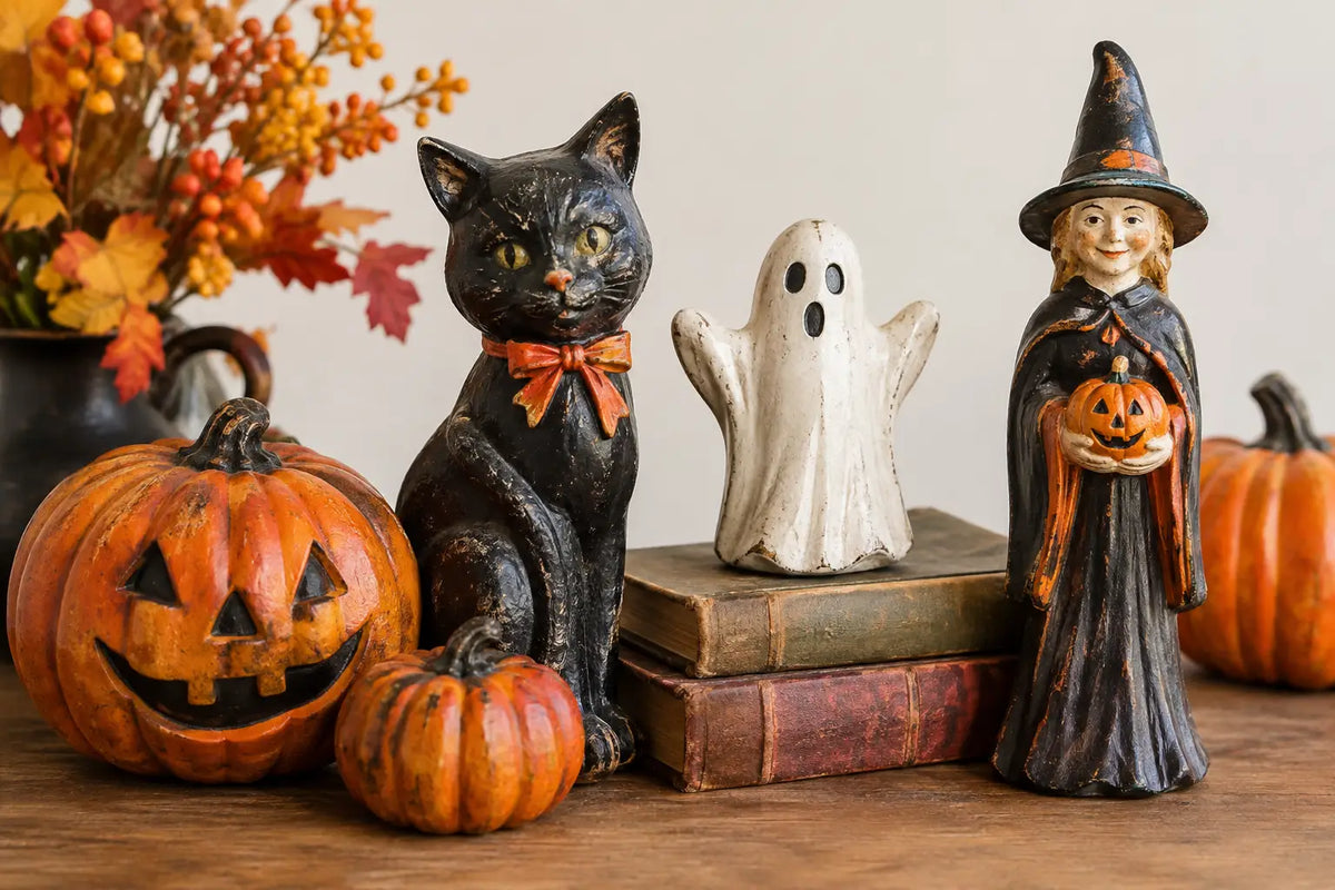 Vintage Inspired Halloween With Collector Charm