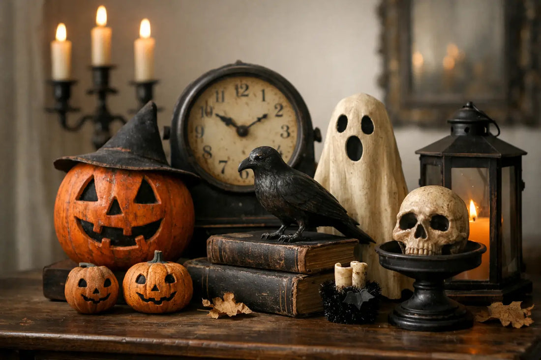 Vintage Inspired Halloween Decor That Feels Collected