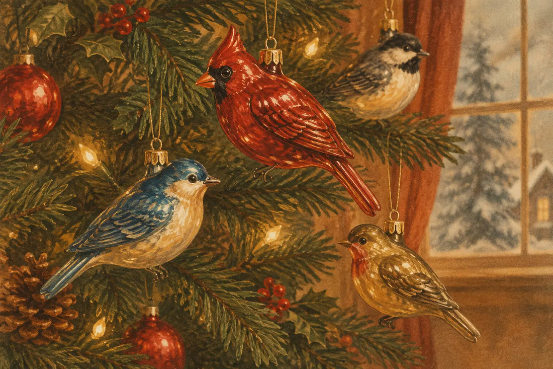 Glass Bird Christmas Ornaments for a Magical Tree
