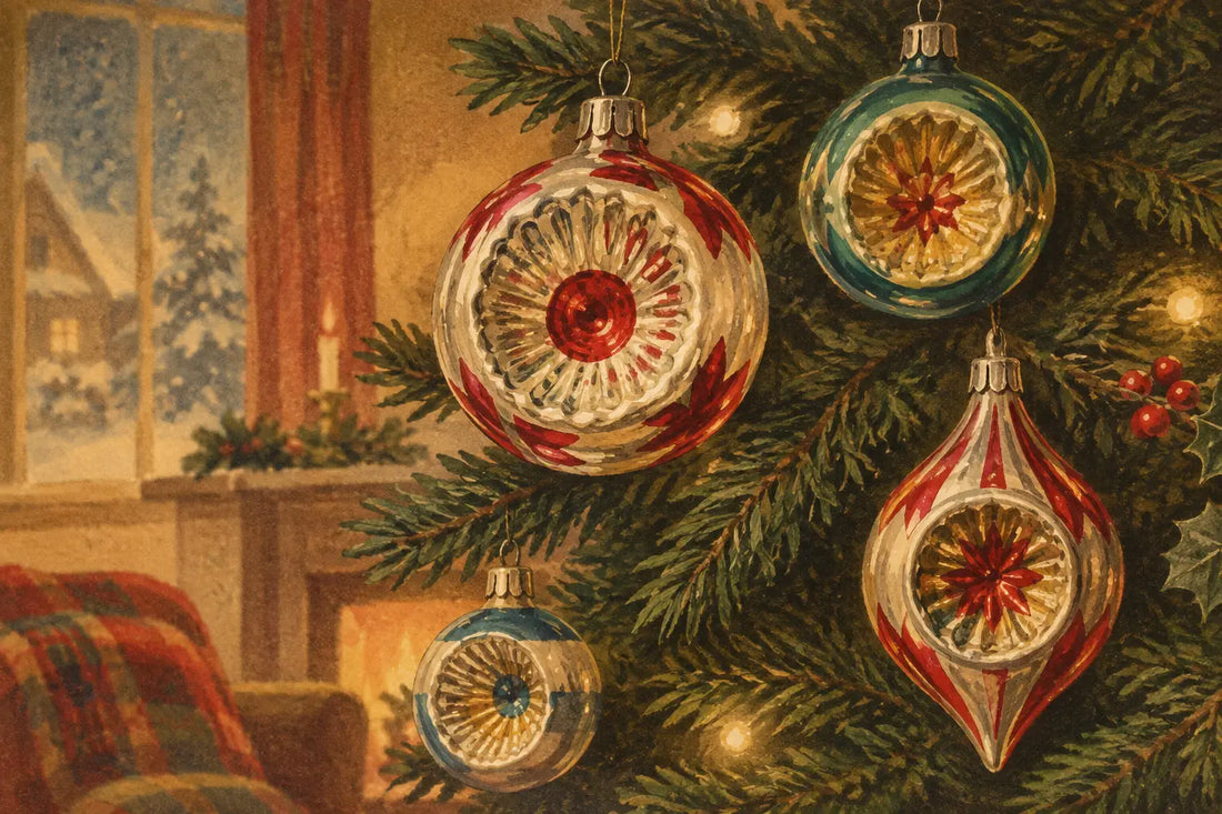 Vintage Reflector Tree Ornaments That Dazzle