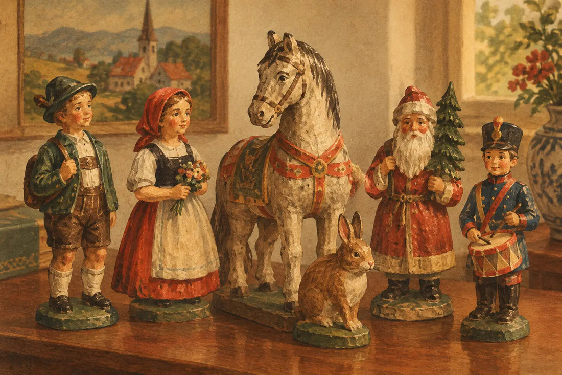 German Papier Mache Figures Worth Displaying