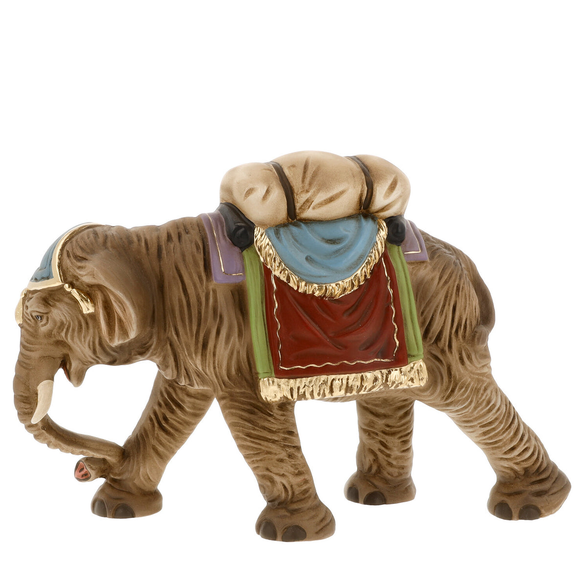 Vintage Inspired Elephant with luggage, scale to 4.5-4.75 in. figures - German Christmas Collection