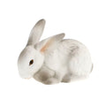 Cuddly Small Easter Hare White Vintage Inspired German Paper Mache
