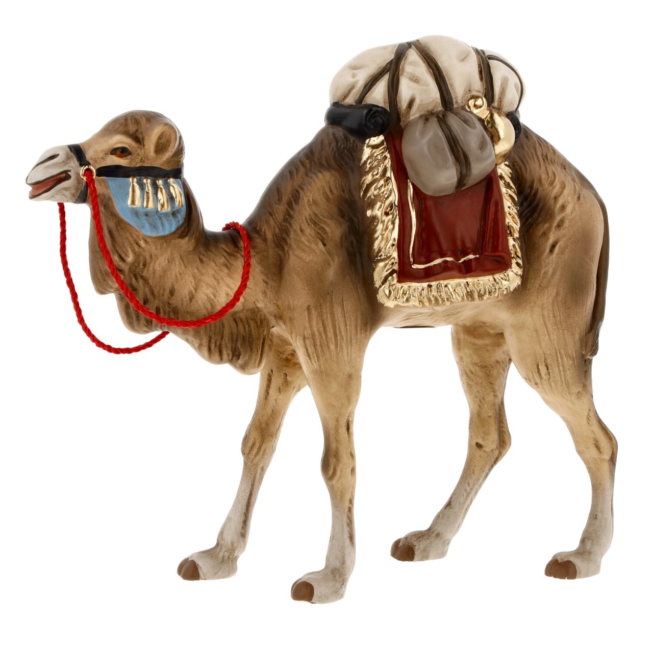 Vintage Inspired Camel Standing with luggage, scale to 4.5-4.75 in. figures Marolin Made in Germany/  Nativity