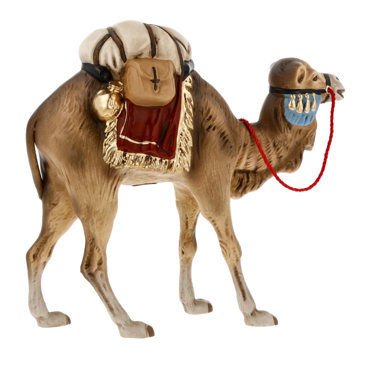 Vintage Inspired Camel Standing with luggage, scale to 4.5-4.75 in. figures Marolin Made in Germany/  Nativity
