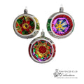 Holiday Traditions Reflector- Set of 3 -Christmas Ornament