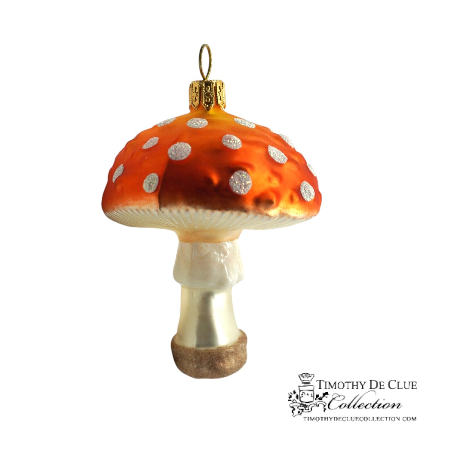 PNW Orange Fly Agaric Mushroom -TDC Woodland Christmas Collection