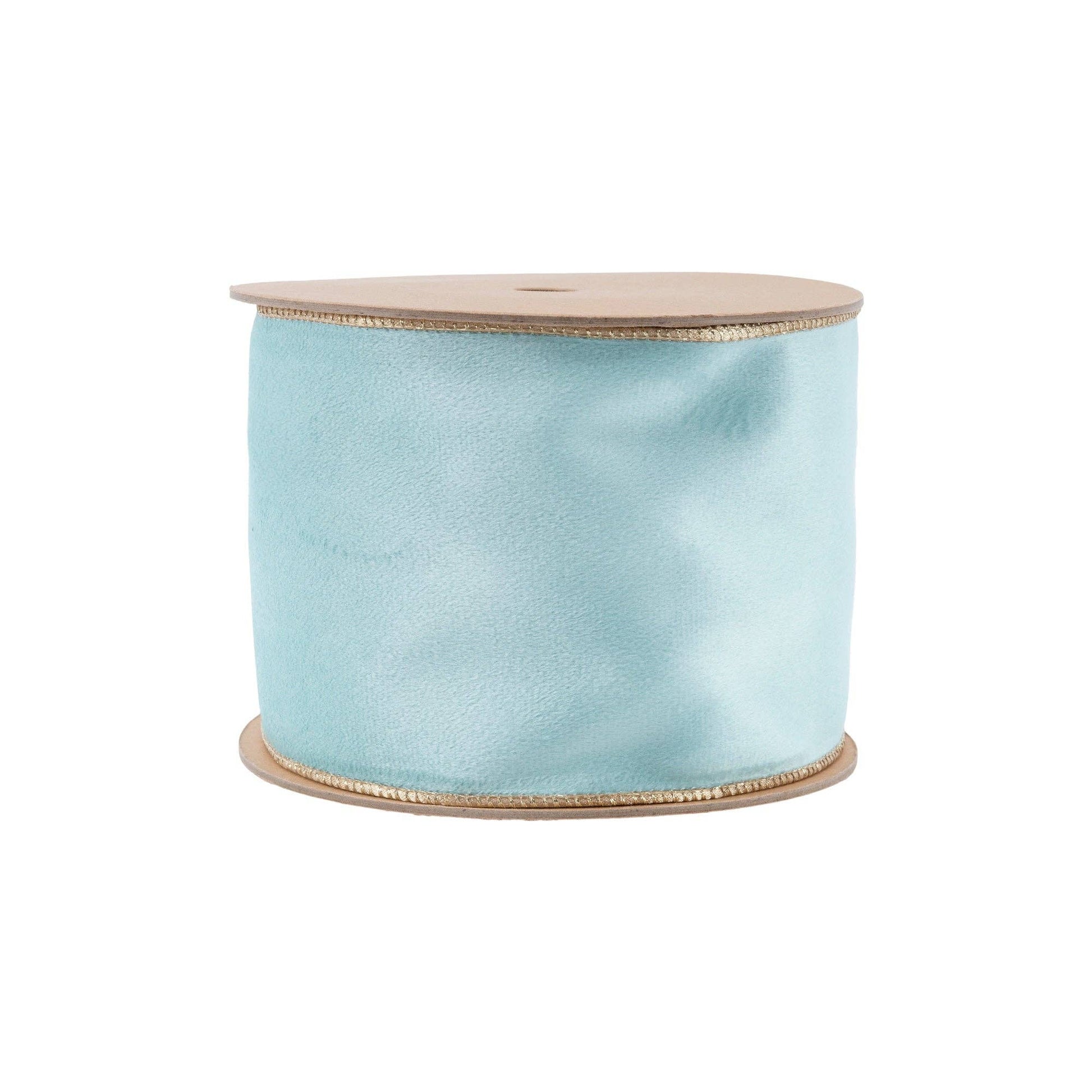 4" Reversible Classic Velvet Wired Ribbon 10 Yard Roll