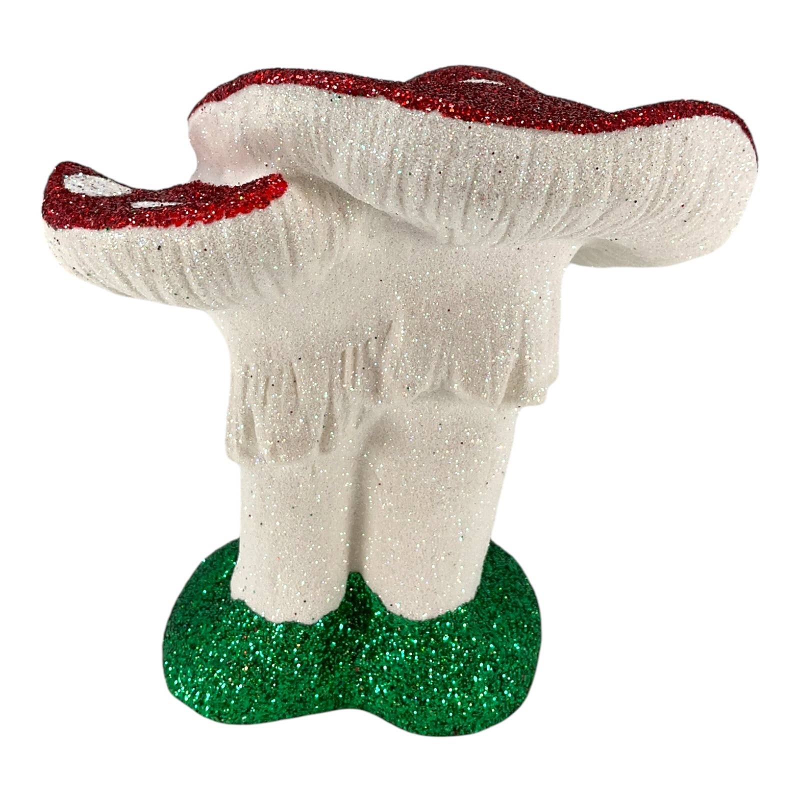 Ino Schaller Double Red and White Mushroom German Figurine
