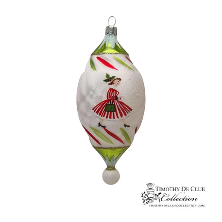 City Sidewalks Tear Drop- Exclusive Christmas Ornament WHLS