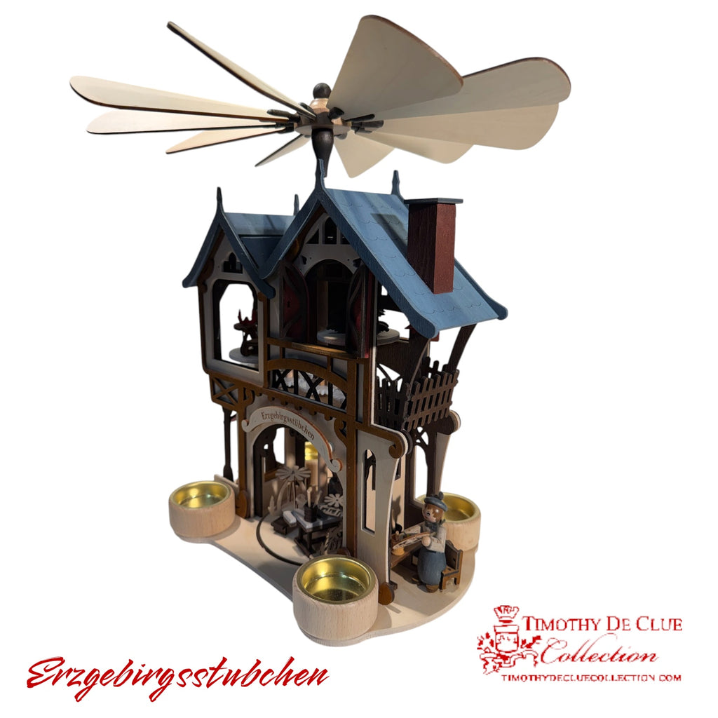 Erzgebirgsstubchen Factory Pyramiden Spinner -German Christmas Collection