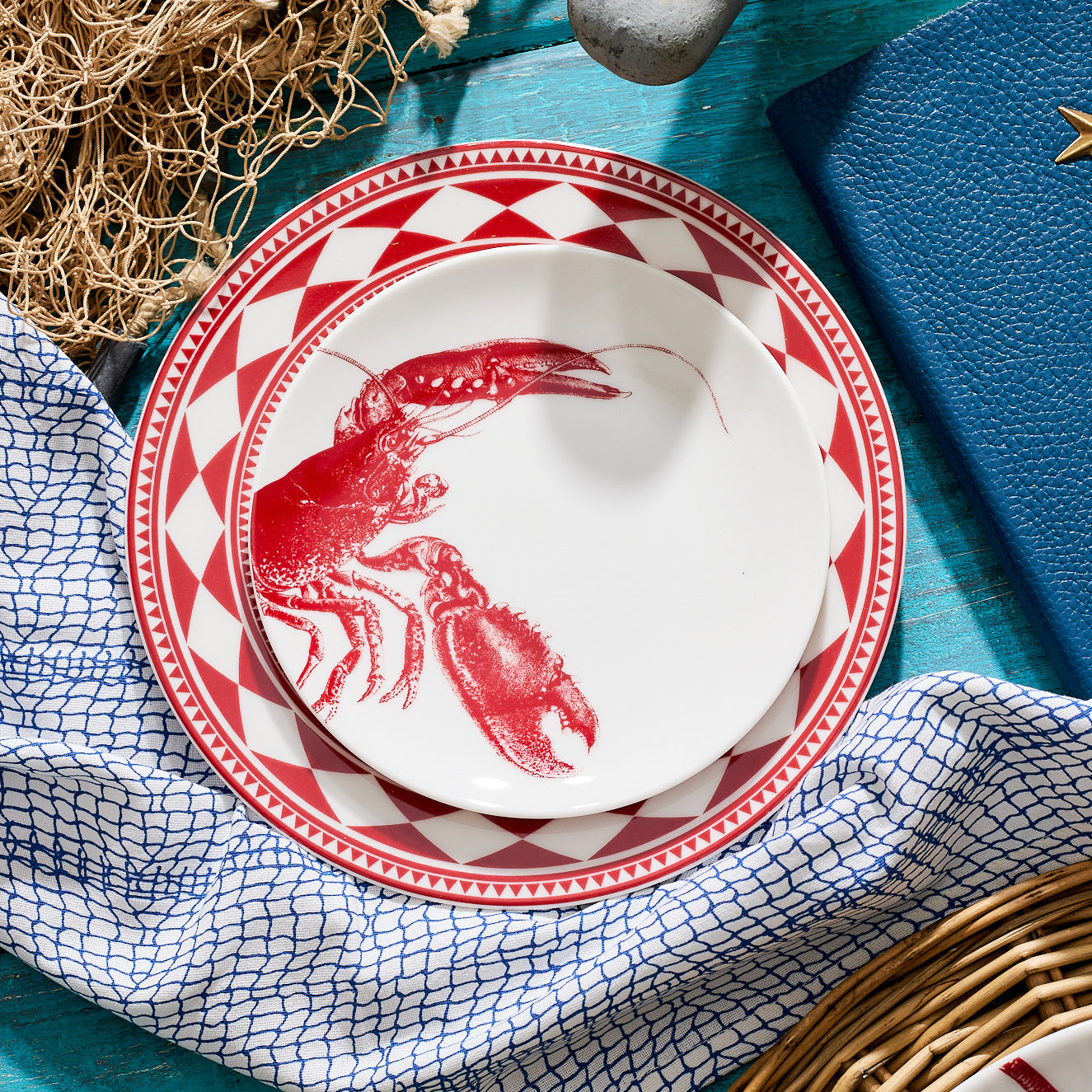 Lobster Small Plates, Set of 4