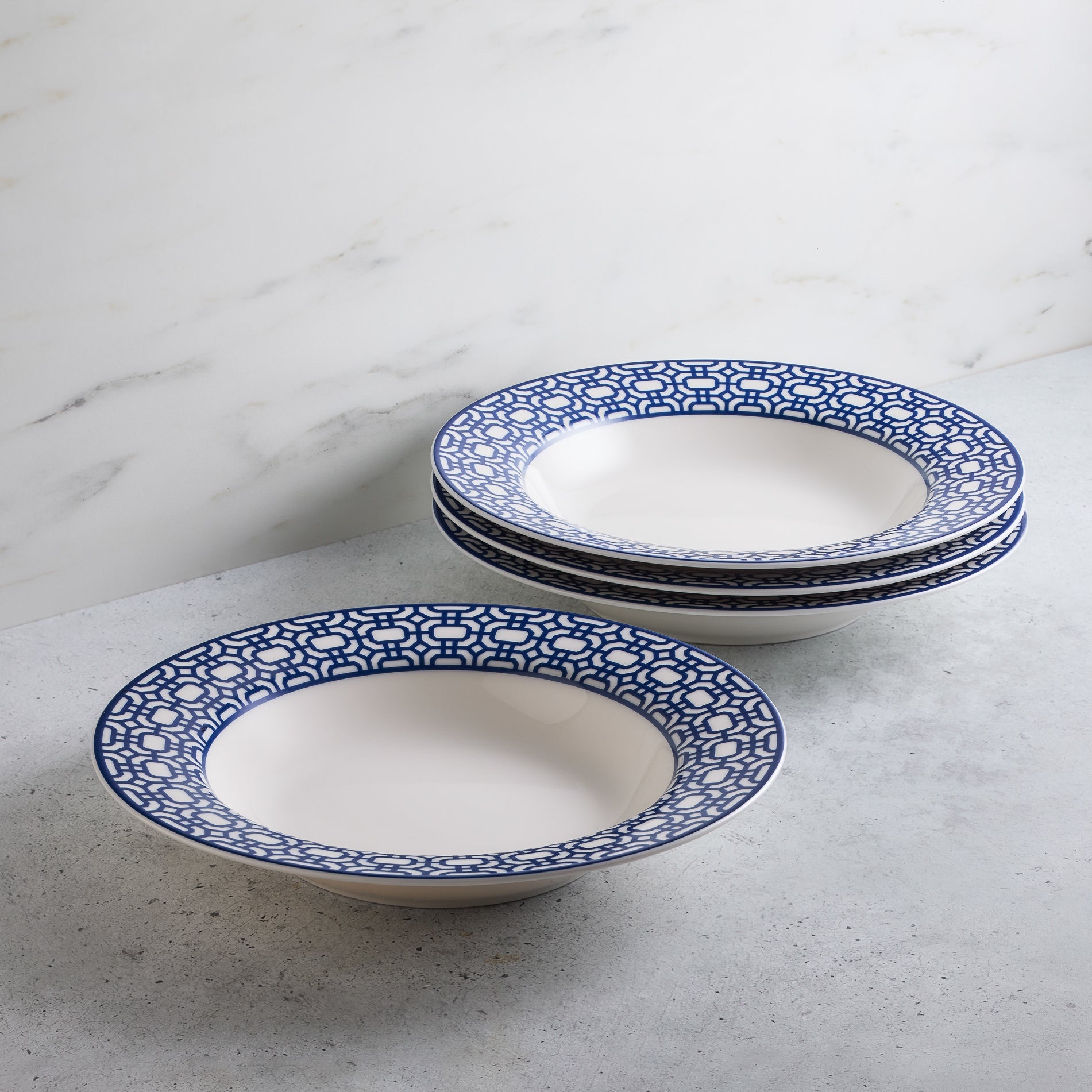 Newport Garden Gate Rimmed Soup Bowl