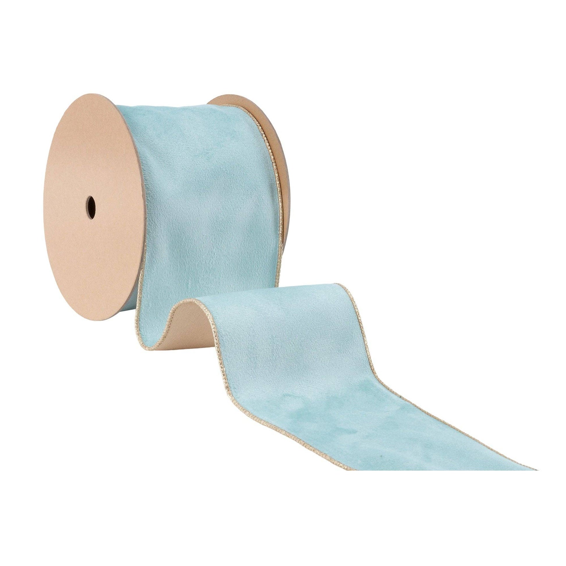 4" Reversible Classic Velvet Wired Ribbon 10 Yard Roll