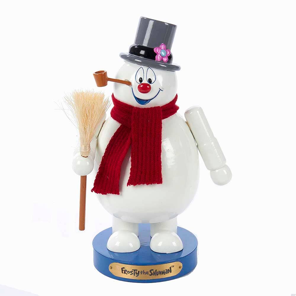 10" FROSTY THE SNOWMAN NUTCRACKER WOOD