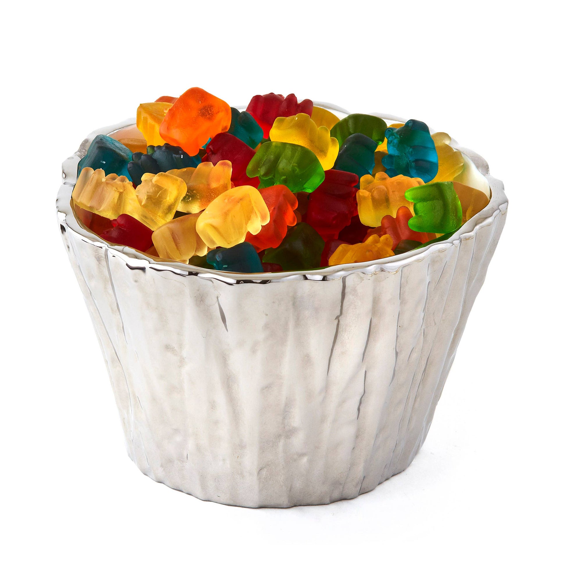 Silver Tree Bark Bowl, 5"