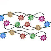 Vintage Inspired Led Poinsettia 20 Light Set