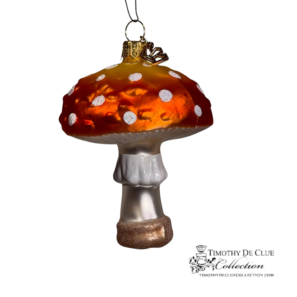 PNW Orange Fly Agaric Mushroom -TDC Woodland Christmas Collection
