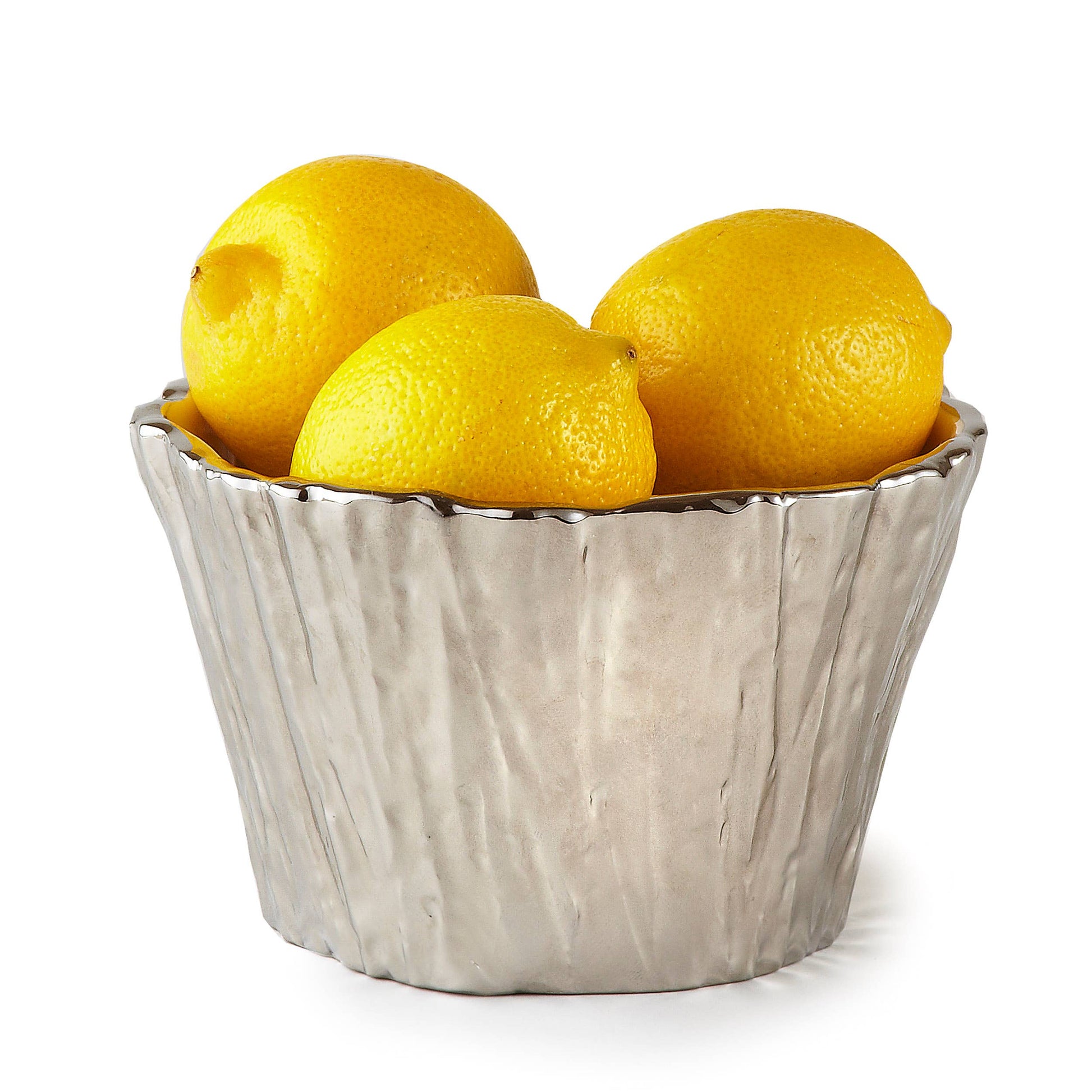 Silver Tree Bark Bowl, 5"