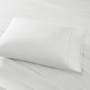 Pima Cotton Sateen 600 Thread Count Sheet Set, White KING