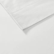 Pima Cotton Sateen 600 Thread Count Sheet Set, White KING