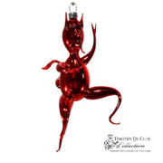 Free Blown “KRAMPUS”  5.5 in - Christmas Ornament