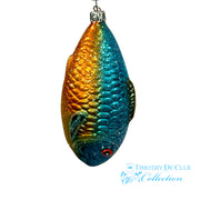 Carpe Noël Fish- German Glass Ornament Christmas Collection