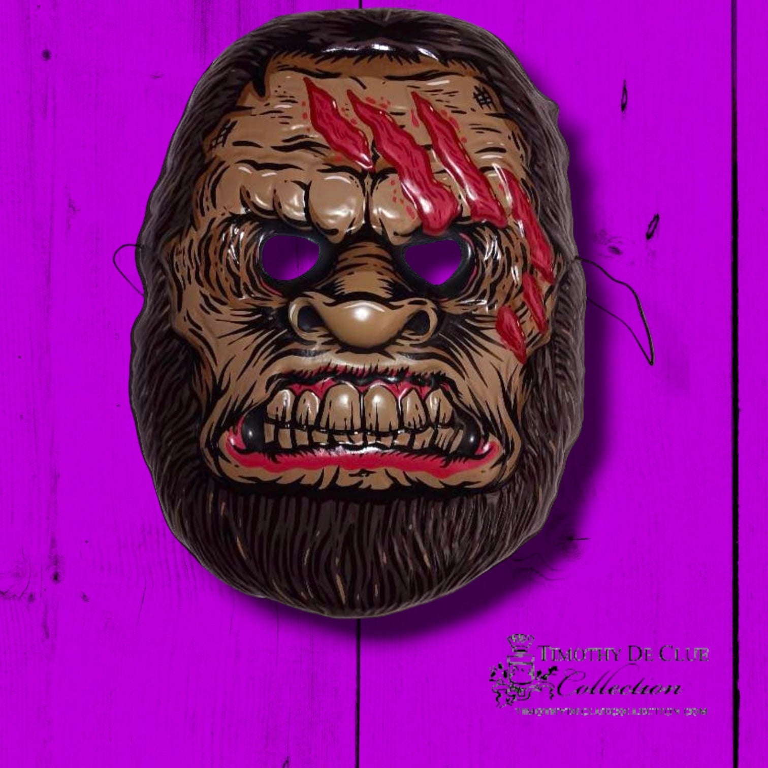 Vintage Inspired Harry the Sasquatch Halloween Mask Decoration