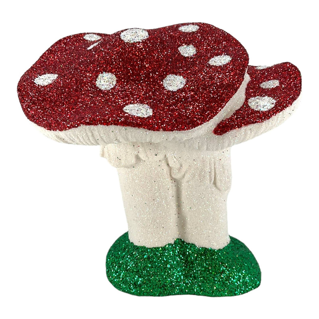Ino Schaller Double Red and White Mushroom German Figurine