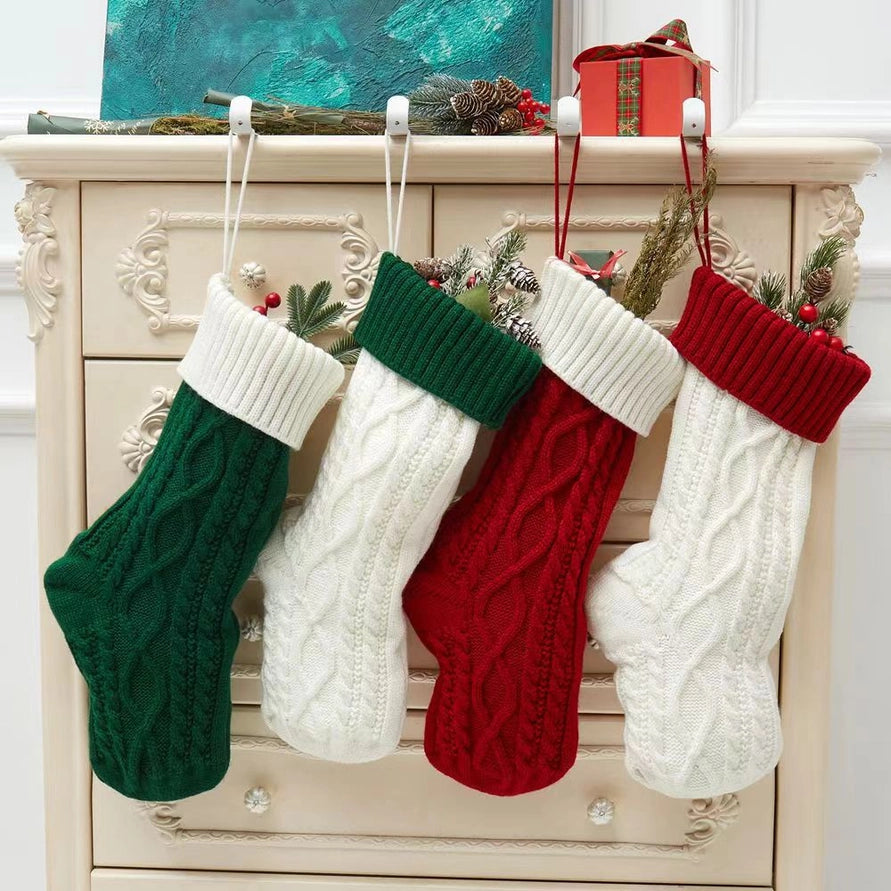 Cable Knit Christmas Stocking