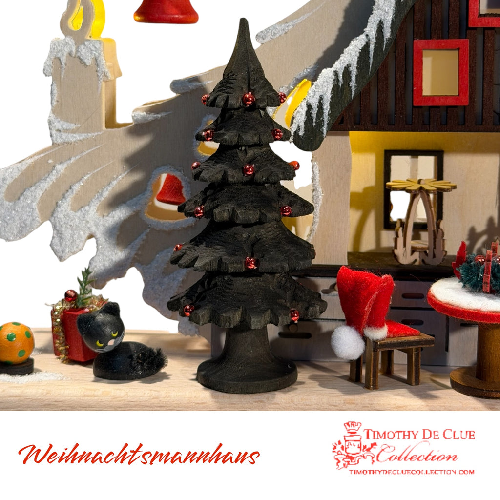 Weihnacchtsmannhaus Santa House Schwibbogen -German Christmas Collection