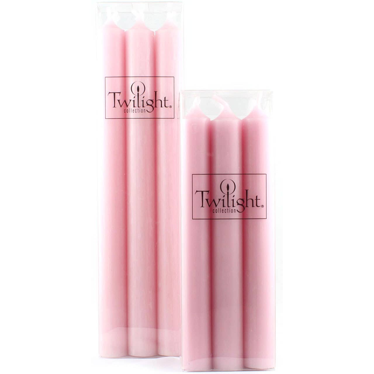 Pink Dinner Candles | 6 Pac