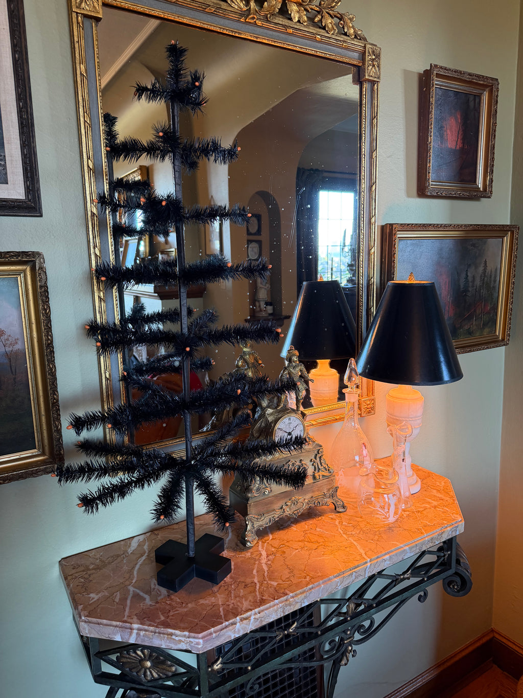 Black Feather Tree | Timothy De Clue Exclusive Halloween Collection