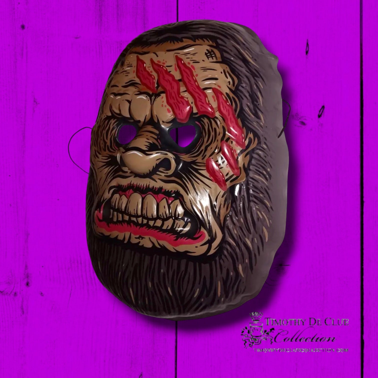 Vintage Inspired Harry the Sasquatch Halloween Mask Decoration