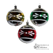 Holiday Traditions Reflector- Set of 3 -Christmas Ornament