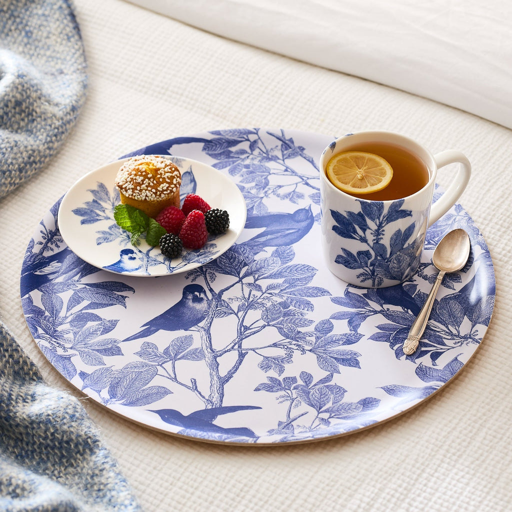 Arbor Large Round Birchwood Tray