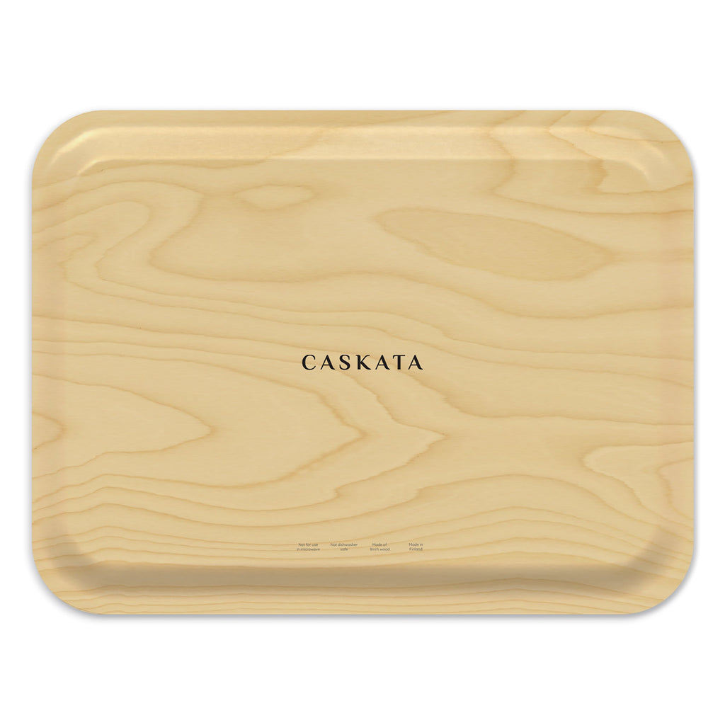 Artichoke Large Rectangular Birchwood Tray
