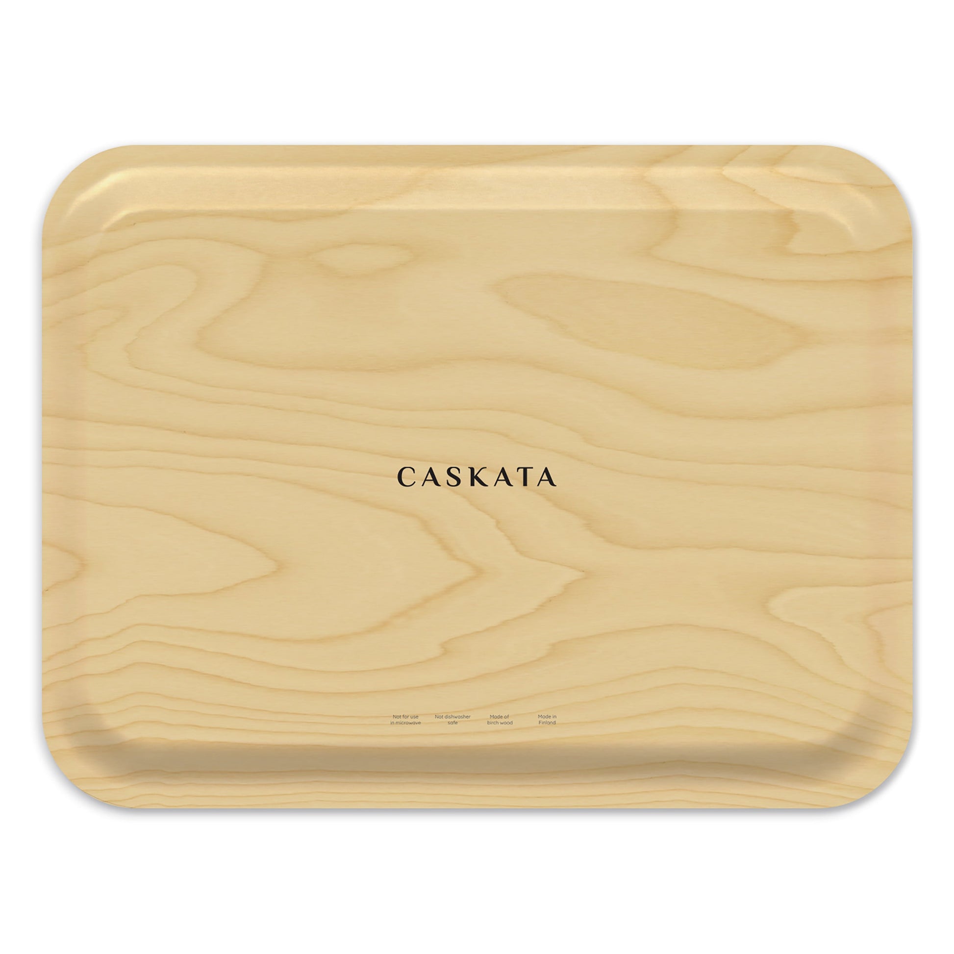 Artichoke Large Rectangular Birchwood Tray