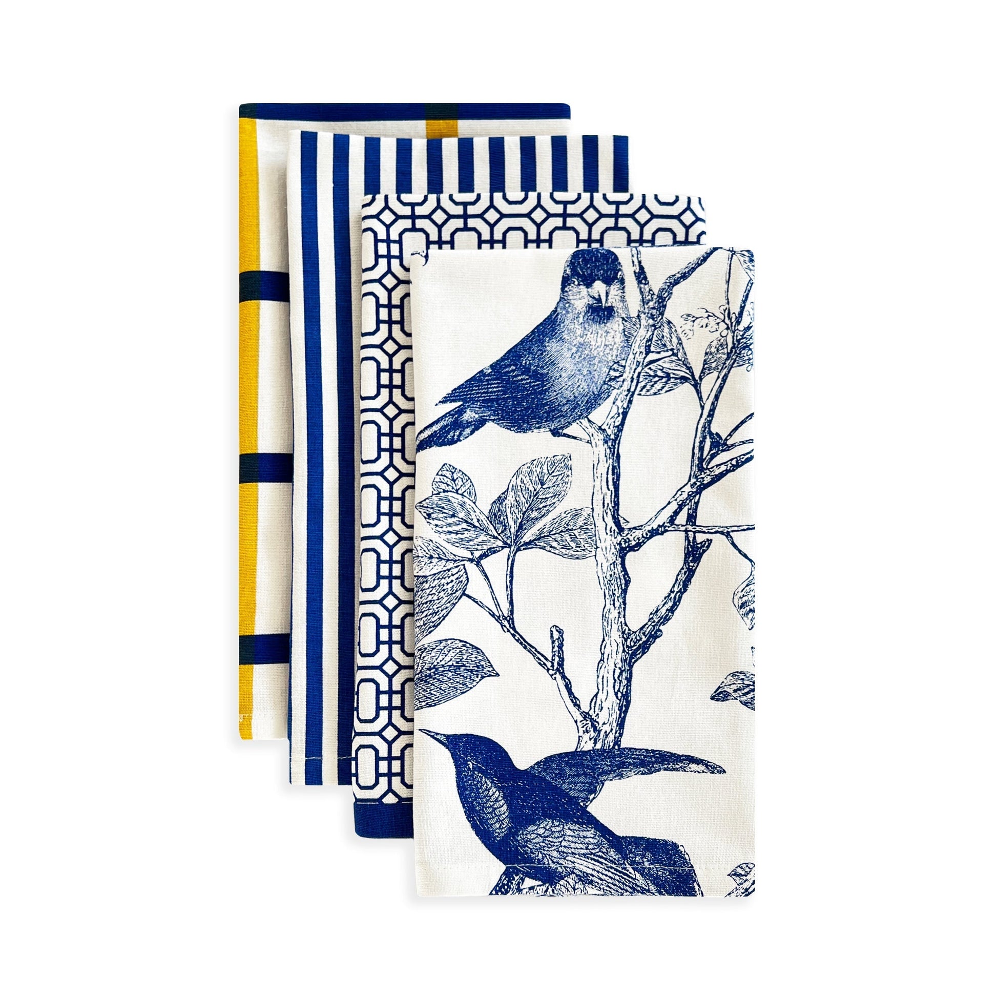 Pinstripe Dinner Napkins, Set of 4